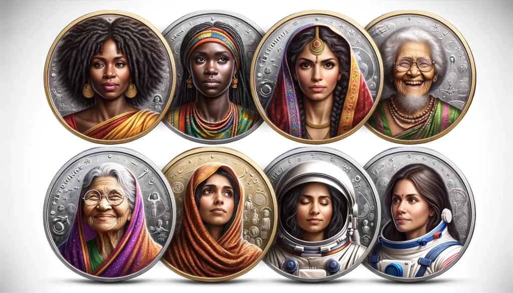 Prominent Female Figures Featured on Coins